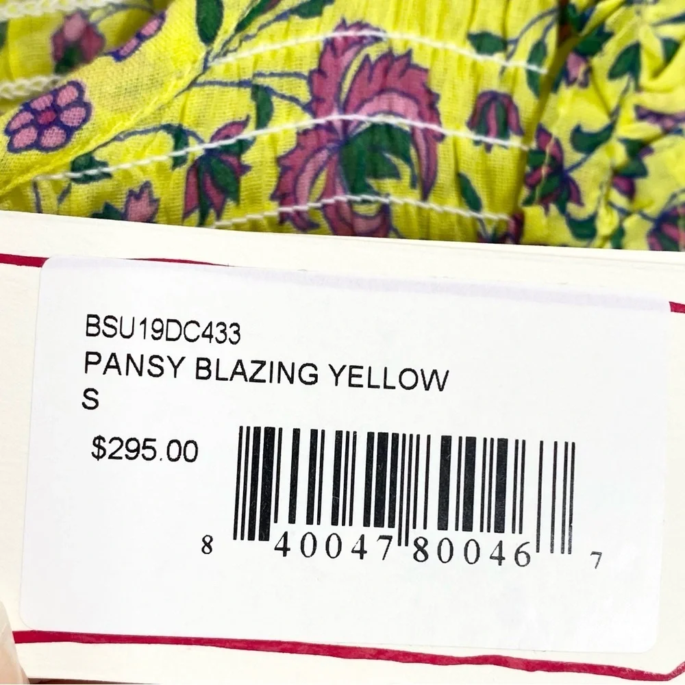 Banjanan Iris Maxi Dress In Floral Honey Small NWT